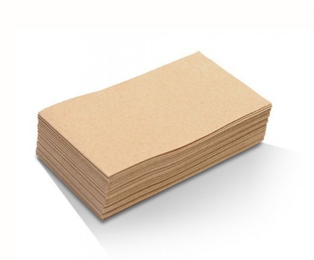 Recycled 2ply Dinner Napkin - 1/8 GT Fold 400x400 mm