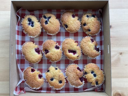 Friands with Berries Platter